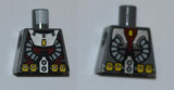 LEGO 973pb0799 Torso Atlantis Diver Two Hoses and Yellow Belt Pattern - Main Product Image