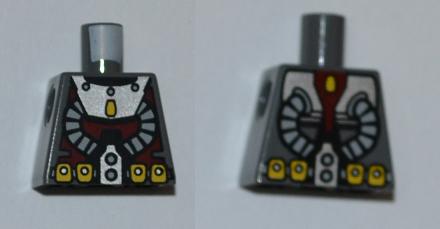 LEGO 973pb0799 Torso Atlantis Diver Two Hoses and Yellow Belt Pattern - Main Product Image