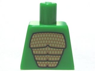 LEGO 973pb0930 Torso Scales Pattern (Lizard Costume) - Main Product Image