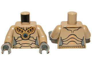 LEGO 973pb0964c01 Torso SW Geonosian Pattern (7959) /  Arms / Dark Bluish Gray Hands - Main Product Image