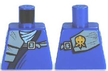 LEGO 973pb1027 Torso Ninjago Wrap with Shoulder Pouch and Belt Pattern - Main Product Image