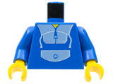 LEGO 973px2c01 Torso  Jogging Suit Pattern /  Arms / Yellow Hands - Main Product Image