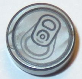LEGO 98138pb033 Tile, Round 1 x 1 with Soda Pop Can Top Pattern - Main Product Image