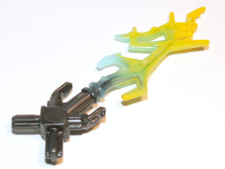 LEGO 98588pb01 Hero Factory Weapon, Lightning with Marbled Trans-Light Blue and Yellow Pattern - Main Product Image