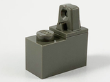 LEGO 989c01 Hinge Brick 1 x 2 Locking with 1 Finger Top in Dark Gray - Authentic LEGO Part