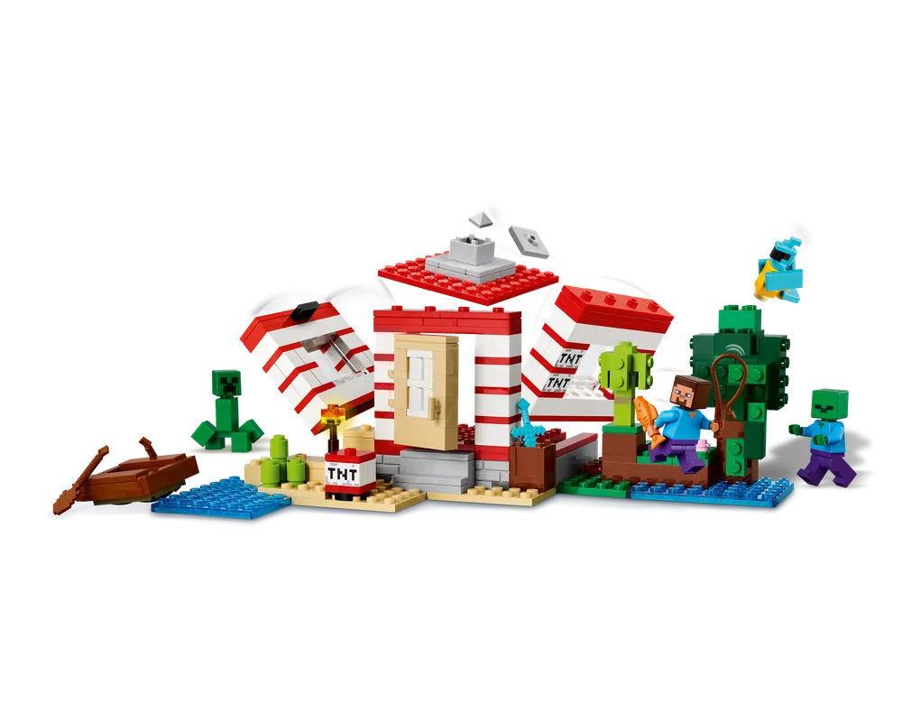 LEGO Minecraft 21275 - The TNT Jungle House - Authentic LEGO Set Image 18