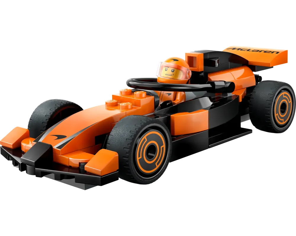 LEGO City 60442 - F1 Driver with McLaren Race Car - Authentic LEGO Set Image 2