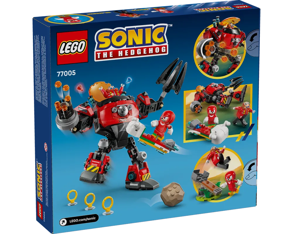 LEGO Sonic the Hedgehog 77005 - Knuckles vs. Dr. Eggman Egg Crusher Mech - Authentic LEGO Set Image 2