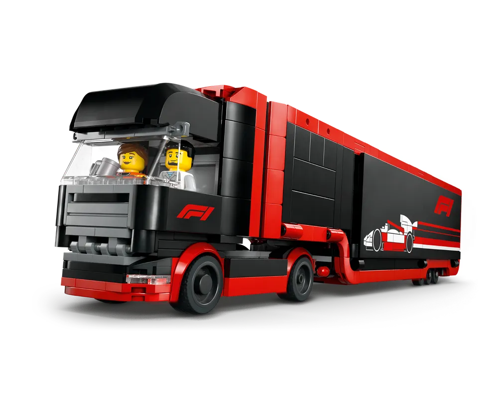 LEGO City 60445 - F1 Truck with RB20 & AMR24 F1 Cars - Authentic LEGO Set Image 7