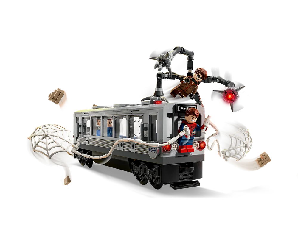 LEGO Super Heroes 76321 - Spider-Man vs. Doc Ock Subway Train Scene - Authentic LEGO Set Image 5