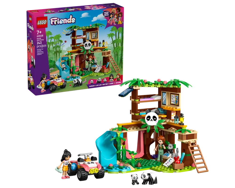 LEGO Friends 42648 - Panda Sanctuary Animal Care - Authentic LEGO Set Main Image