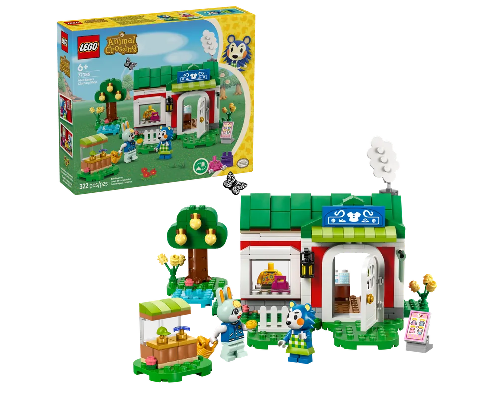 LEGO Animal Crossing 77055 - Able Sisters Clothing Shop - Authentic LEGO Set Main Image