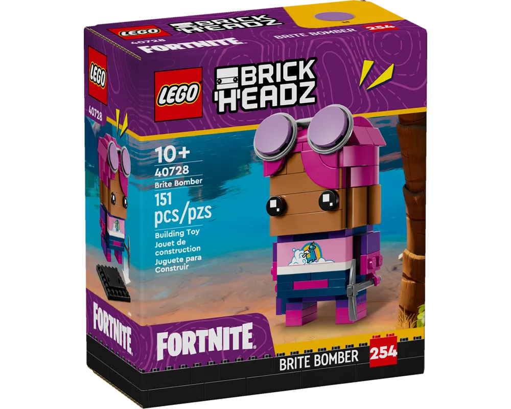 =LEGO BrickHeadz 40728 - Brite Bomber - Authentic LEGO Set Main Image