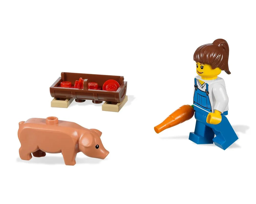 LEGO City 7684 - Pig Farm & Tractor - Authentic LEGO Set Image 4