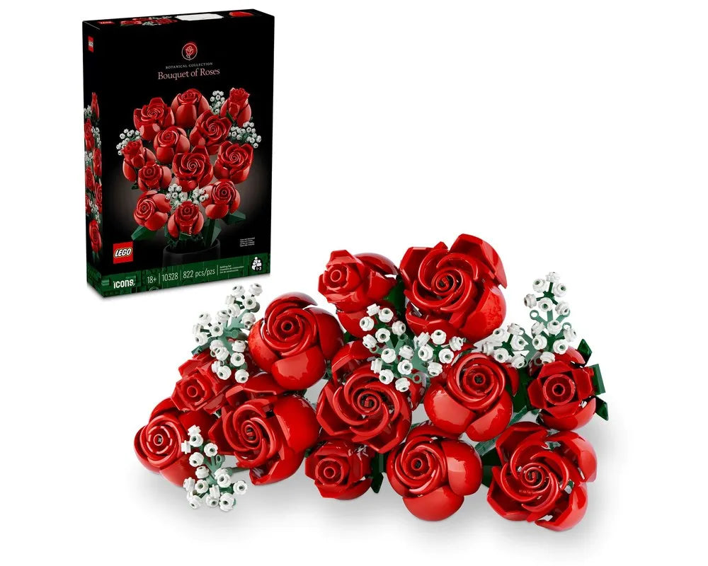 LEGO Botanicals 10328 - Bouquet of Roses - Authentic LEGO Set Main Image