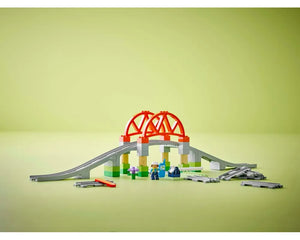 LEGO DUPLO 10426 - Train Bridge and Tracks Expansion Set - Authentic LEGO Set Image 3