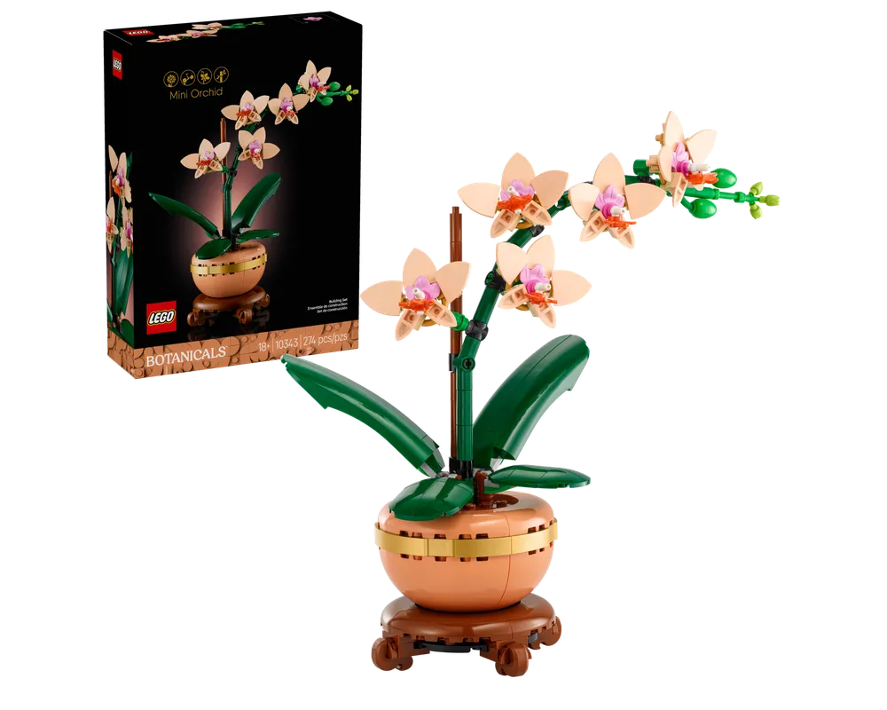 LEGO Botanicals 10343 - Mini Orchid - Authentic LEGO Set Main Image
