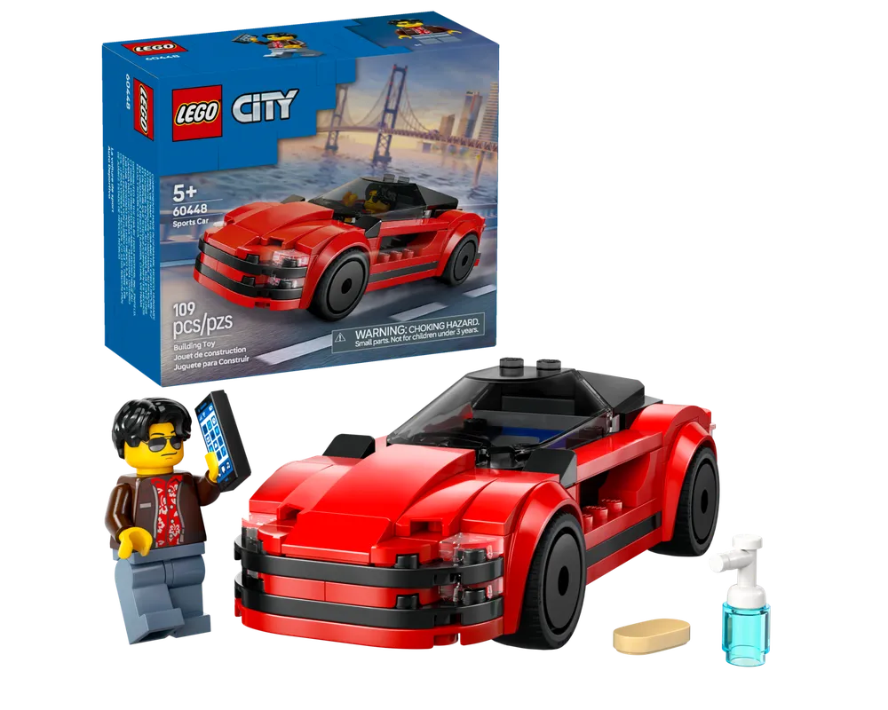 LEGO City 60448 - Sports Car - Authentic LEGO Set Main Image