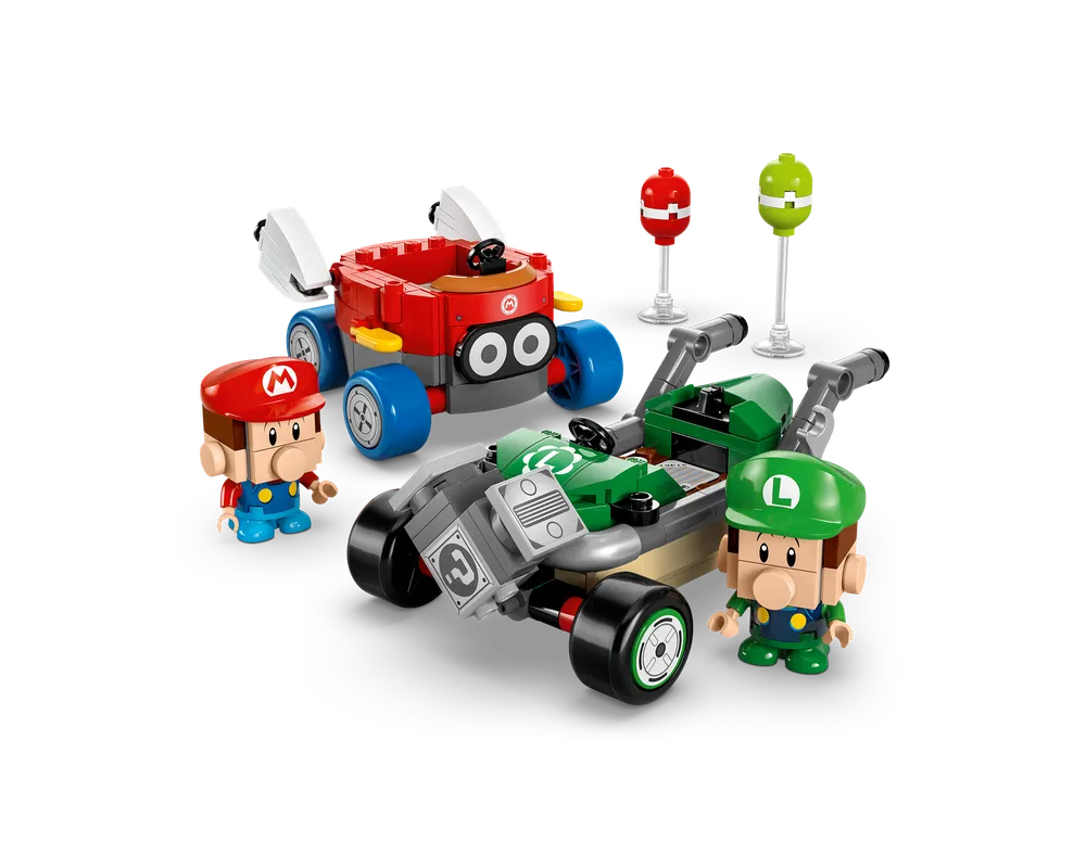 LEGO Super Mario 72034 - Baby Mario vs. Baby Luigi - Authentic LEGO Set Image 2