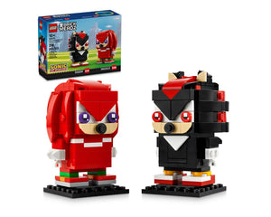 =LEGO BrickHeadz 40672 - Sonic the Hedgehog: Knuckles & Shadow - Authentic LEGO Set Main Image
