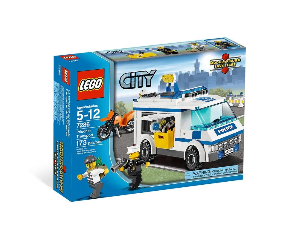 LEGO City 7286 - Prisoner Transport - Authentic LEGO Set Main Image