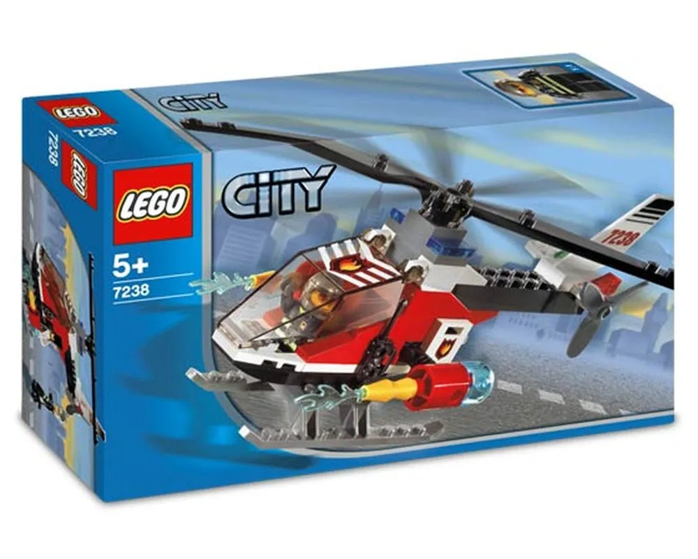 LEGO City 7238 - Fire Helicopter - Authentic LEGO Set Main Image