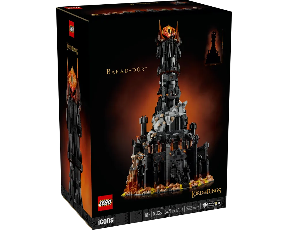 LEGO The Hobbit and The Lord of the Rings 10333 - Barad-dûr - Authentic LEGO Set Main Image