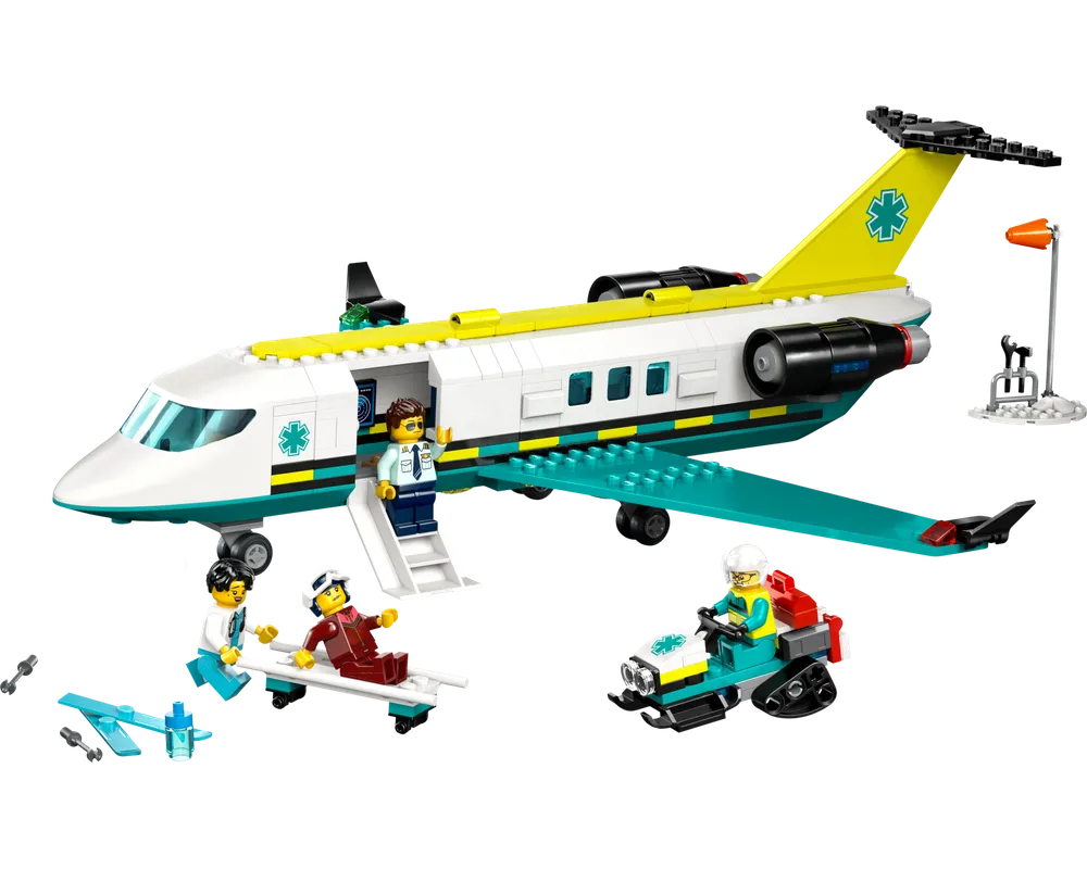 LEGO City 60465 - Emergency Air Ambulance Airplane - Authentic LEGO Set Image 13