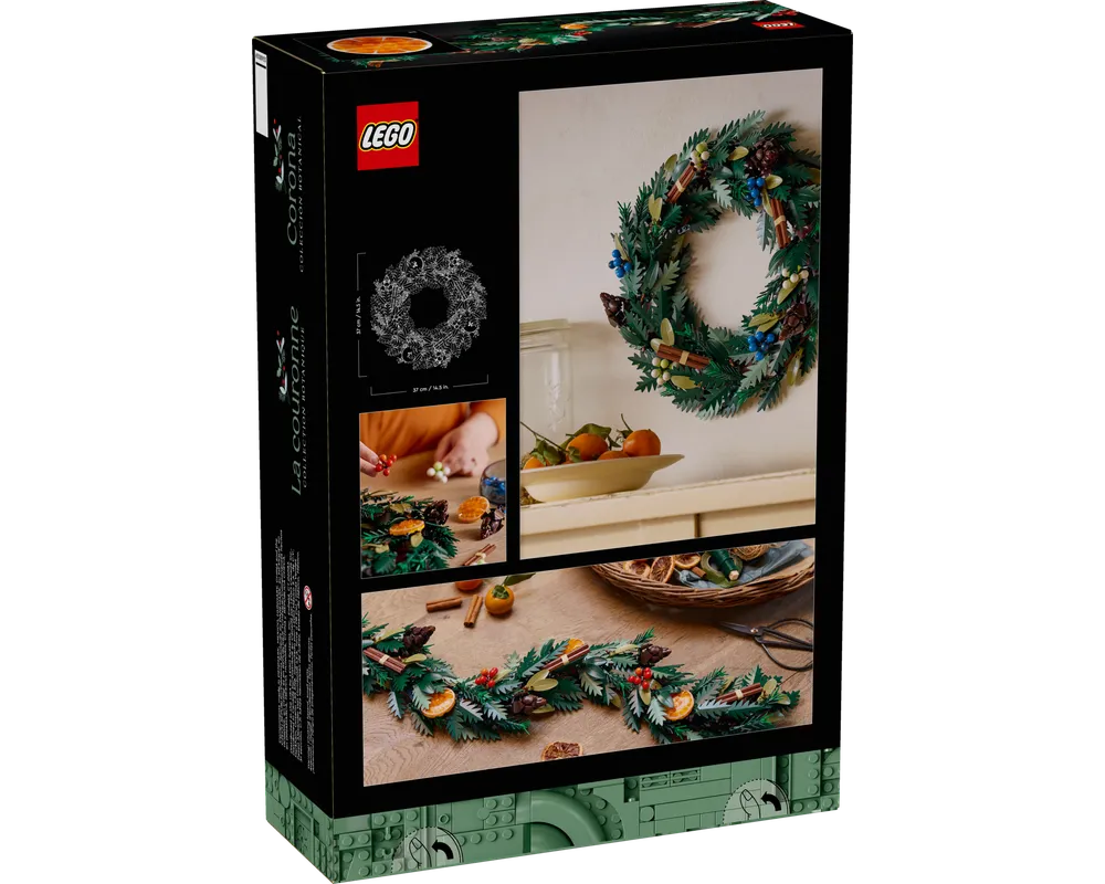 LEGO Botanicals 10340 - Wreath - Authentic LEGO Set Image 3