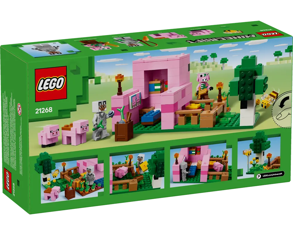 LEGO Minecraft 21268 - The Baby Pig House - Authentic LEGO Set Image 3