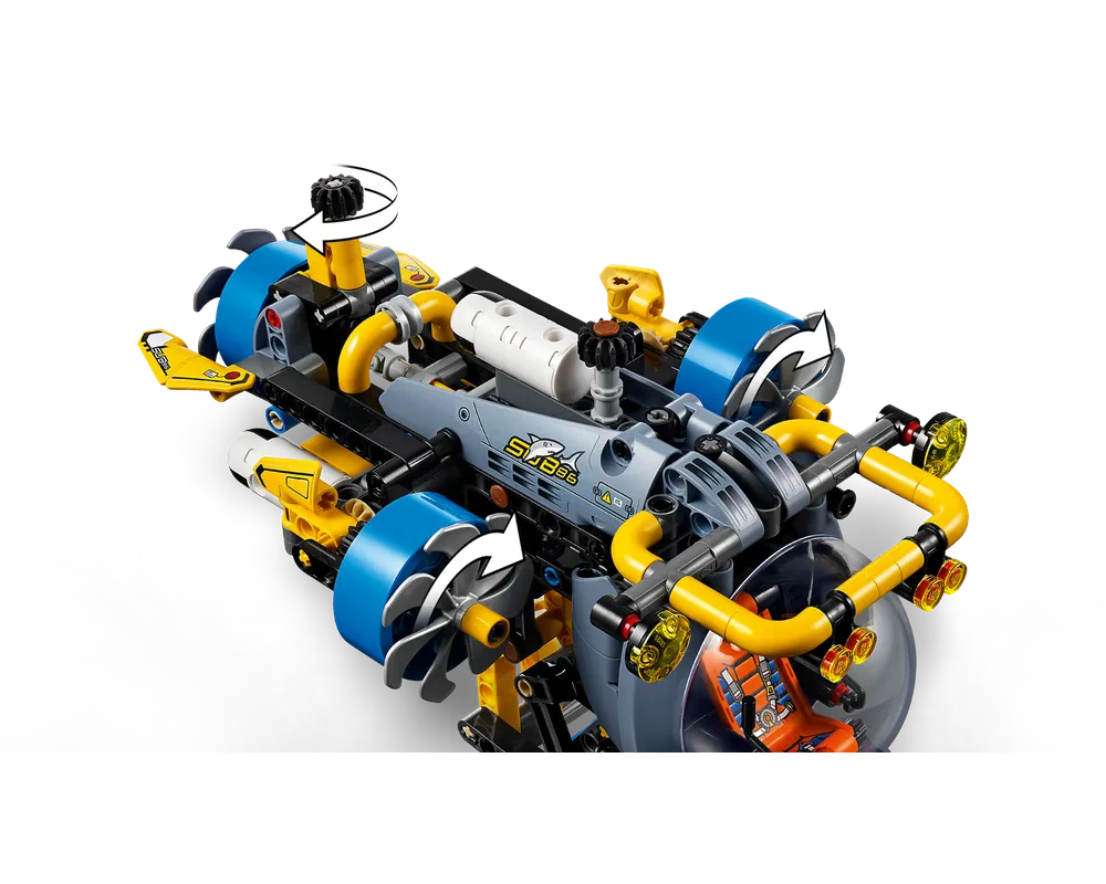 LEGO Technic 42201 - Deep-Sea Research Submarine - Authentic LEGO Set Image 6