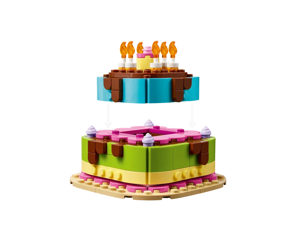 LEGO Holiday & Event 40815 - Birthday Party Cake - Authentic LEGO Set Image 12