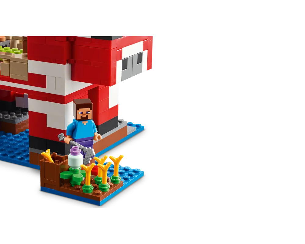 LEGO Minecraft 21270 - The Mooshroom House - Authentic LEGO Set Image 4