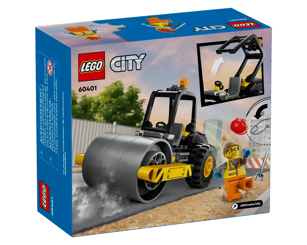 =LEGO City 60401 - Construction Steamroller - Authentic LEGO Set Image 6