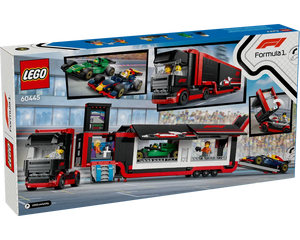 LEGO City 60445 - F1 Truck with RB20 & AMR24 F1 Cars - Authentic LEGO Set Image 2