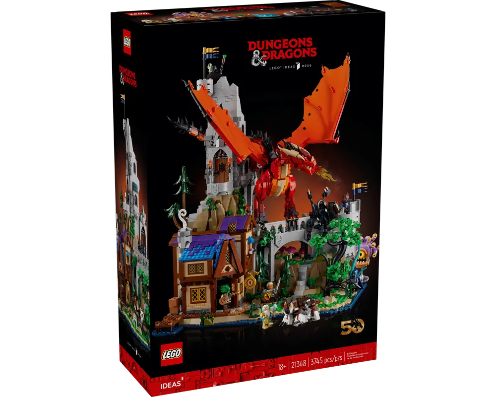 LEGO LEGO Ideas &#40;CUUSOO&#41; 21348 - Dungeons & Dragons: Red Dragon's Tale - Authentic LEGO Set Main Image