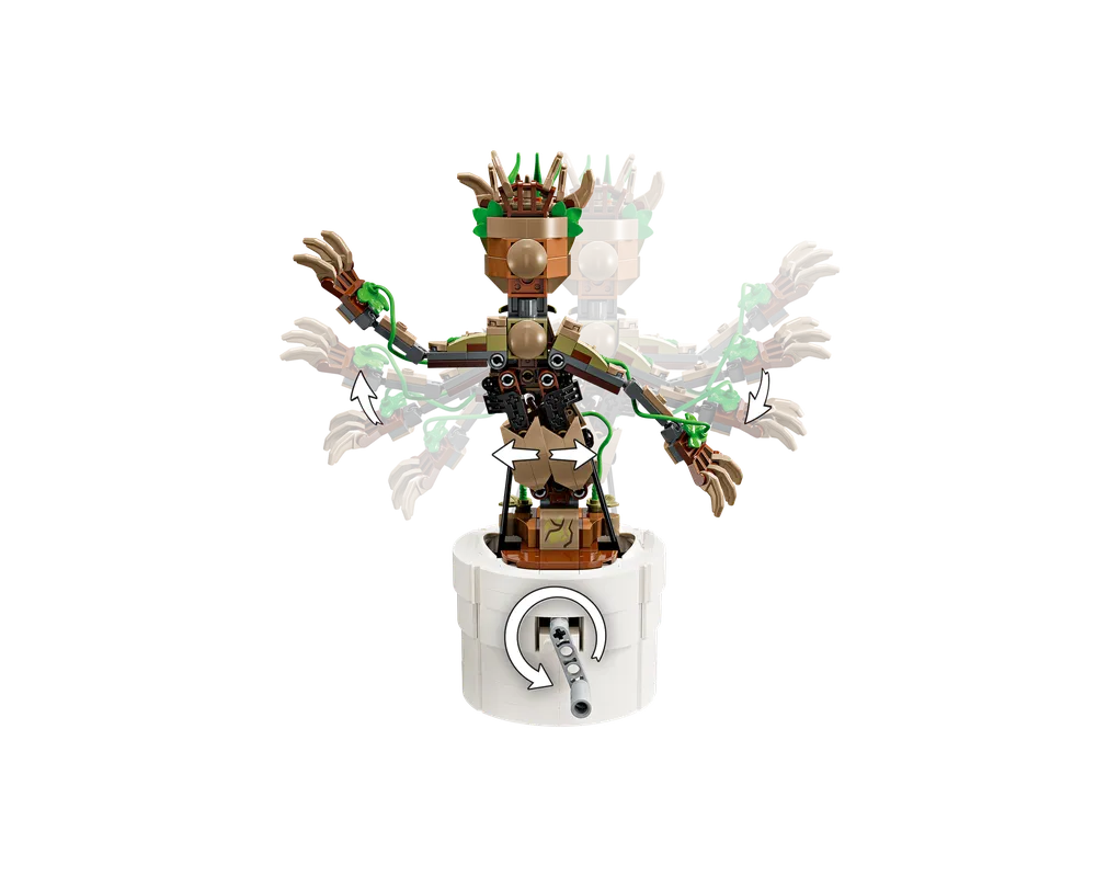 LEGO Super Heroes 76297 - Dancing Groot - Authentic LEGO Set Image 5
