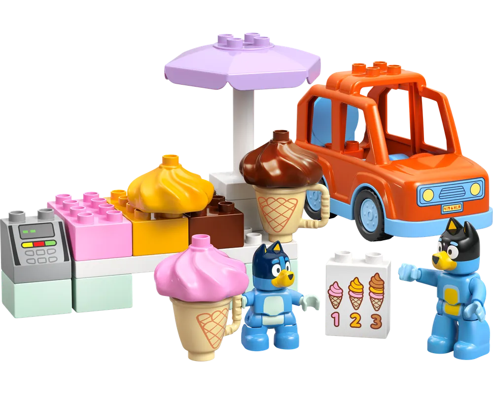 LEGO Bluey 10458 - Ice Cream Trip with Bluey - Authentic LEGO Set Image 7