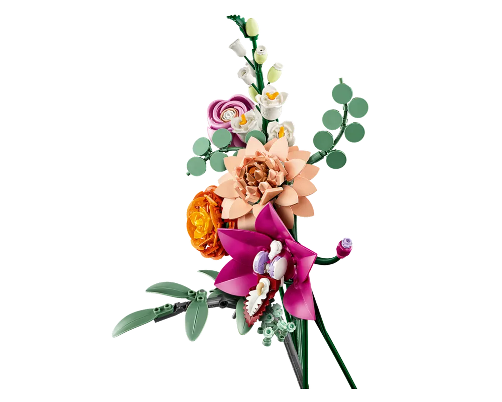 LEGO Botanicals 10342 - Pretty Pink Flower Bouquet - Authentic LEGO Set Image 5