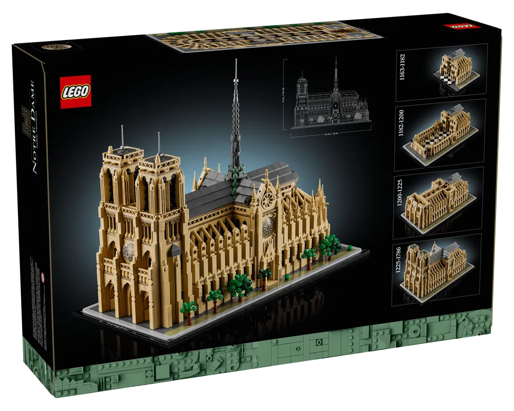 LEGO Architecture 21061 - Notre-Dame de Paris - Authentic LEGO Set Image 11