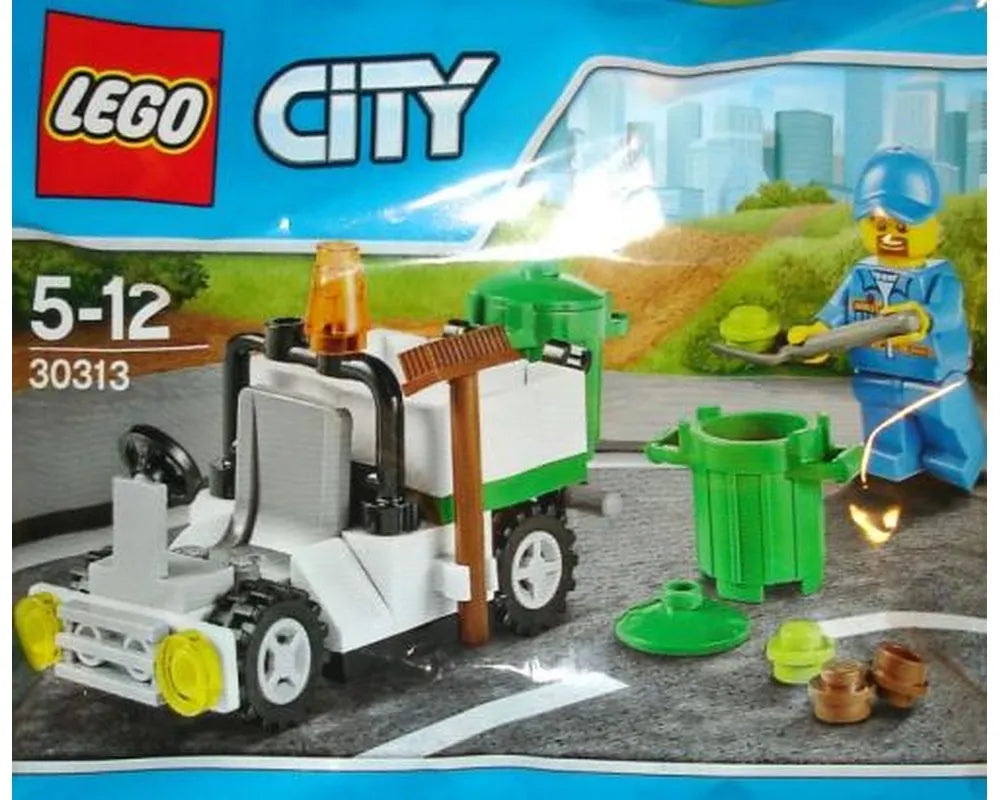 LEGO City 30313 - Garbage Truck polybag - Authentic LEGO Set Main Image