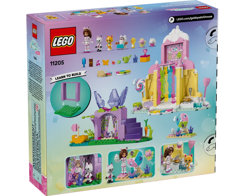 LEGO Gabby's Dollhouse 11205 - Sweet Treat Mountain & Kitty Garden - Authentic LEGO Set Image 2