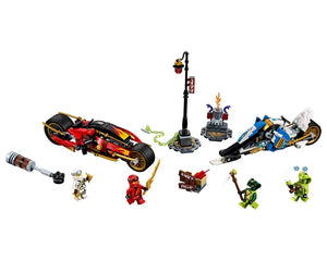 LEGO NINJAGO 70667 - Kai's Blade Cycle & Zane's Snowmobile - Authentic LEGO Set Image 2