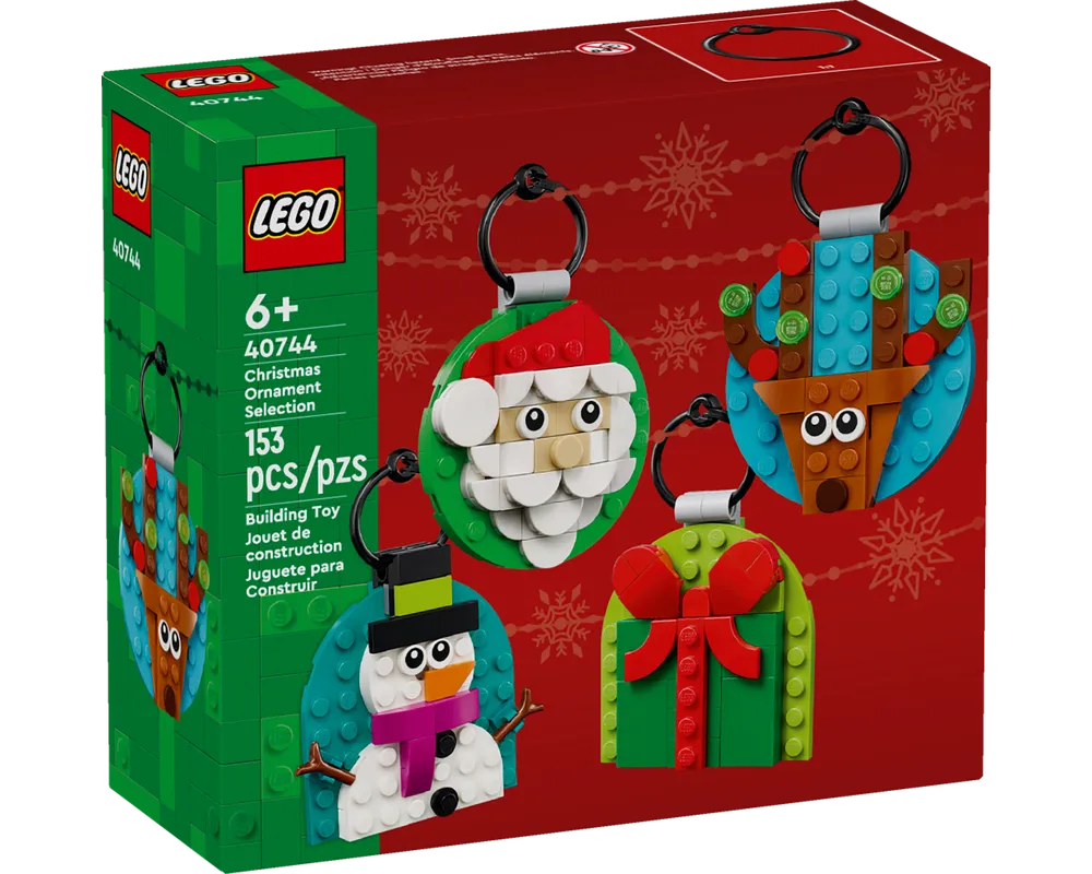 LEGO Holiday & Event 40744 - Christmas Ornament Selection - Authentic LEGO Set Main Image