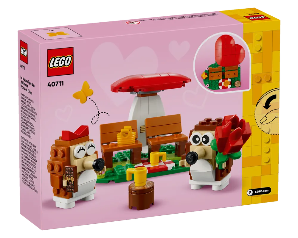 =LEGO Holiday & Event 40711 - Hedgehog Picnic Date - Authentic LEGO Set Image 4
