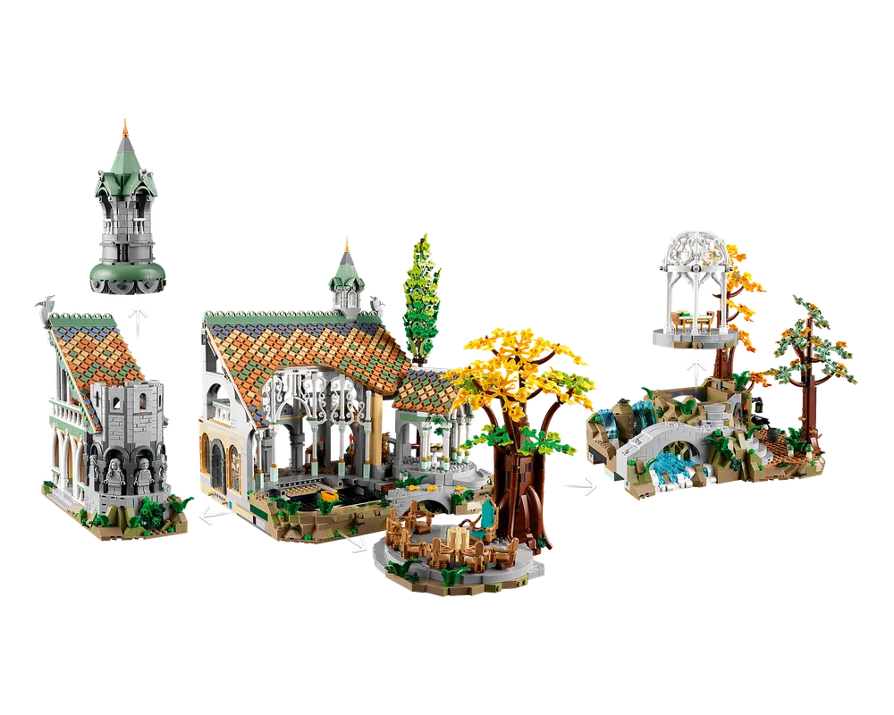 LEGO The Hobbit and The Lord of the Rings 10316 - Rivendell - Authentic LEGO Set Image 15