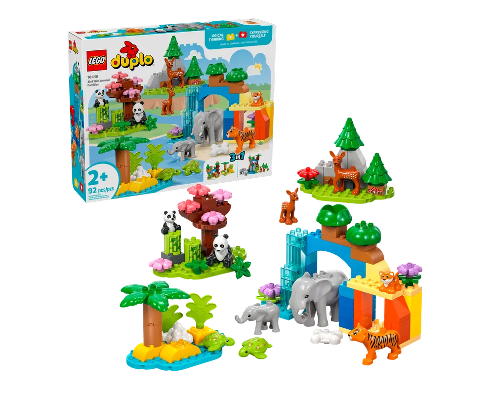 LEGO DUPLO 10446 - 3in1 Wild Animal Families - Authentic LEGO Set Main Image