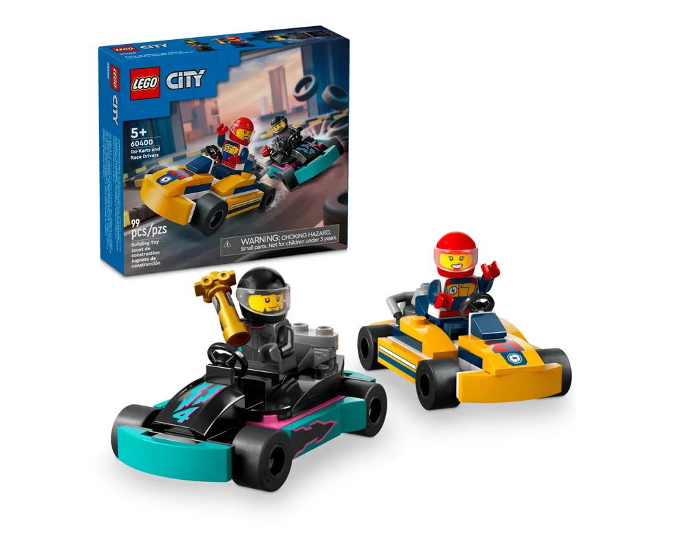 =LEGO City 60400 - Go-Karts and Race Drivers - Authentic LEGO Set Main Image