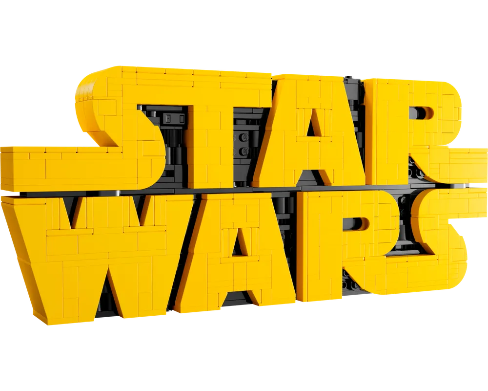 LEGO Star Wars 75407 - Brick-Built Star Wars Logo - Authentic LEGO Set Image 2