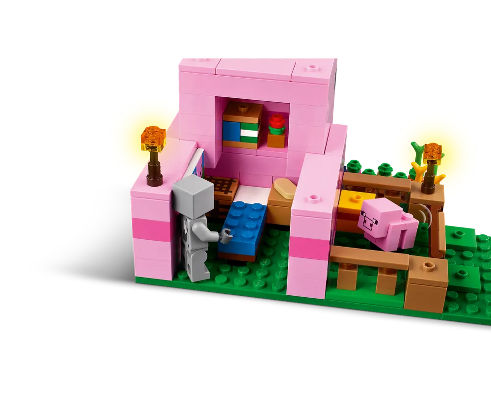 LEGO Minecraft 21268 - The Baby Pig House - Authentic LEGO Set Image 6
